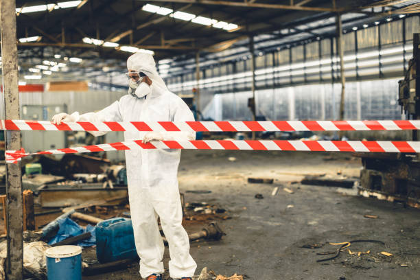 Professional Biohazard technician working in Senoia, GA